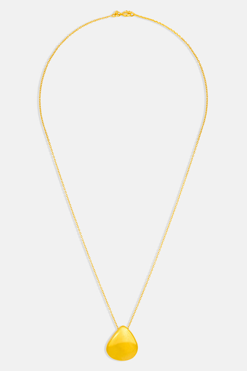 Achlys Gold Droplet Pendant Necklace Mamour Paris jewellery