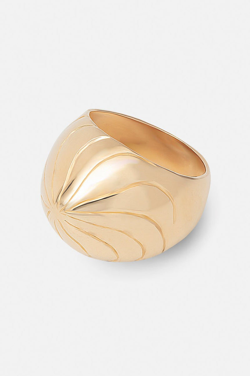 Brittany Statement Dome 18k Ring Mamour Paris Jewelry