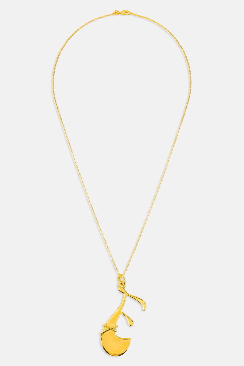 letter e necklace pendant Mamour Paris jewellery