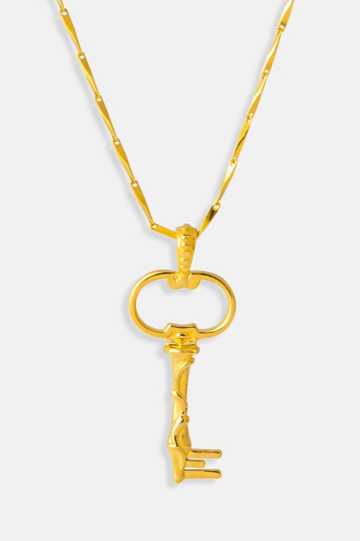  gold key necklaces for women Mamour Paris jewellery