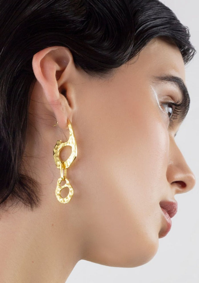Jupiter Gold Earrings Earrings Mamour Paris 