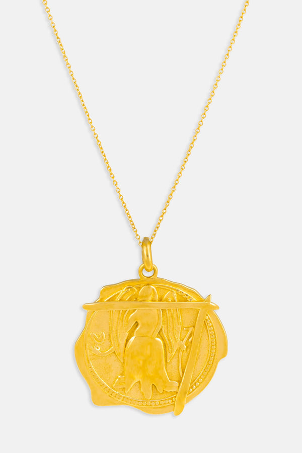 Zodiac Pendant Necklace Virgo Mamour Paris jewellery